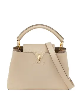 Louis Vuitton Pre-Owned: Бежевая сумка-шоппер 