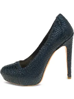 Prada Pre-Owned: Голубые туфли 
