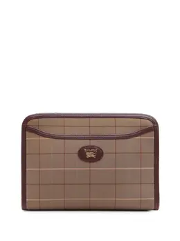 Burberry Pre-Owned: Коричневый клатч 
