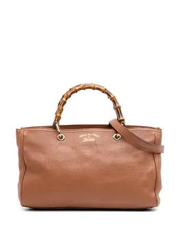 Gucci Pre-Owned: Коричневая сумка-шоппер 
