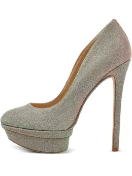 Brian Atwood: Серебристые туфли 