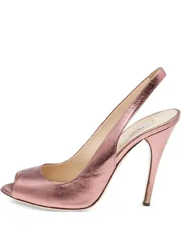 Prada Pre-Owned: Розовые сандалии 