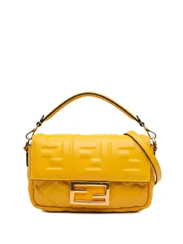 Fendi Pre-Owned: Жёлтая сумка 