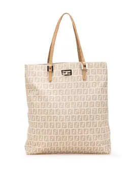 Fendi Pre-Owned: Коричневая сумка-шоппер 