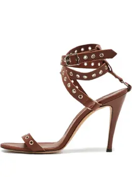 Manolo Blahnik: Коричневые босоножки 