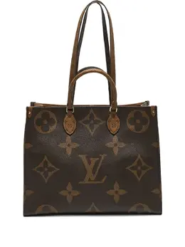 Louis Vuitton Pre-Owned: Коричневая сумка-шоппер 