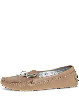 Tod's: Бежевые лоферы 