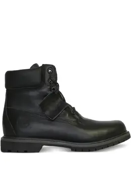 Timberland: Чёрные ботинки 