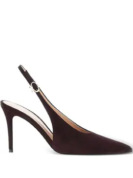 Gianvito Rossi: Бордовые туфли 