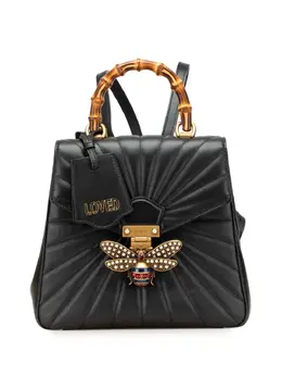 Gucci Pre-Owned: Чёрный рюкзак 