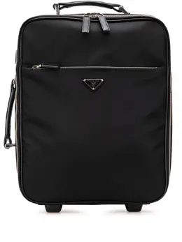 Prada Pre-Owned: Чёрная дорожная сумка 