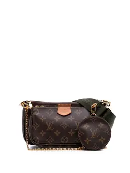 Louis Vuitton Pre-Owned: Коричневая сумка 