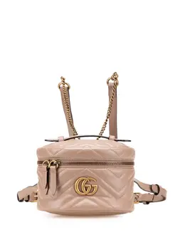 Gucci Pre-Owned: Розовый рюкзак 