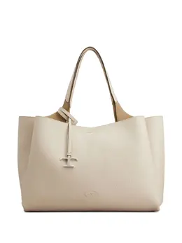 Tod's: Светлая сумка-шоппер 