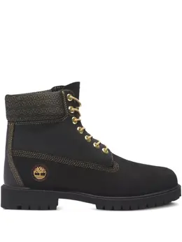 Timberland: Чёрные ботинки 