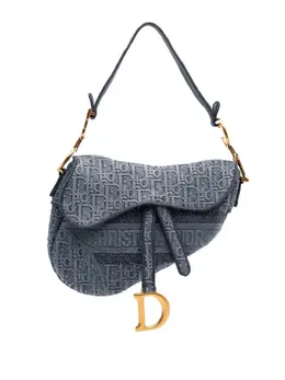Christian Dior Pre-Owned: Голубая сумка 