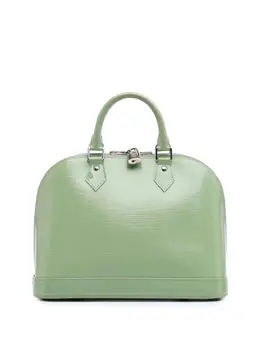 Louis Vuitton Pre-Owned: Зелёная сумка 