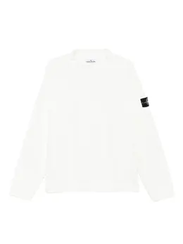 Stone Island: Хлопковый свитер  Compass