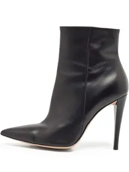 Gianvito Rossi: Чёрные ботинки 