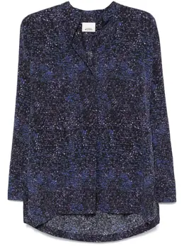 ISABEL MARANT: Голубая блуза 