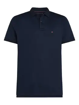 Tommy Hilfiger: Синее поло 