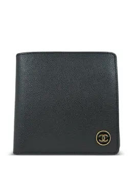 CHANEL Pre-Owned: Чёрный кошелёк 