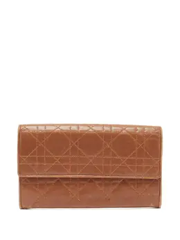 Christian Dior Pre-Owned: Коричневый кошелёк 