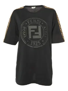 Fendi Pre-Owned: Футболка с принтом 