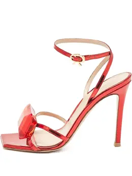 Gianvito Rossi: Красные сандалии 