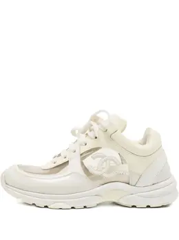 CHANEL Pre-Owned: Белые кроссовки 