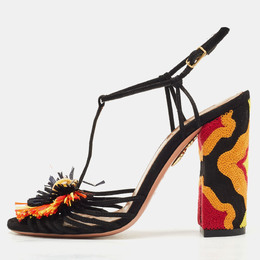 Aquazzura: Многоцветные сандалии 