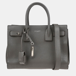 Saint Laurent Paris: Серая сумка-шоппер  Sac de Jour