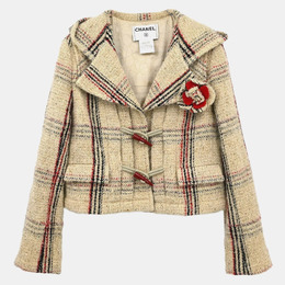 Chanel: Бежевая куртка 