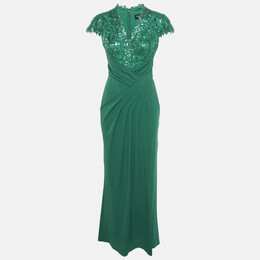 Tadashi Shoji: Зелёное платье 