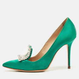 Manolo Blahnik: Зелёные туфли 