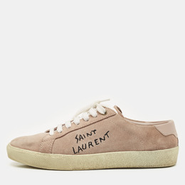 Saint Laurent Paris: Розовые кроссовки  Court Classic