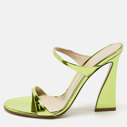 Gianvito Rossi: Зелёные сандалии  Aura