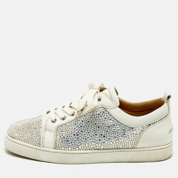 Christian Louboutin: Белые кроссовки 