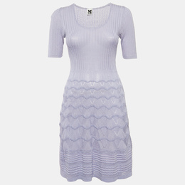 M Missoni: Фиолетовое платье 