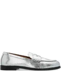 DSQUARED2: Серебристые лоферы 