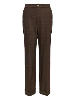 MM6 Maison Margiela: Коричневые брюки 