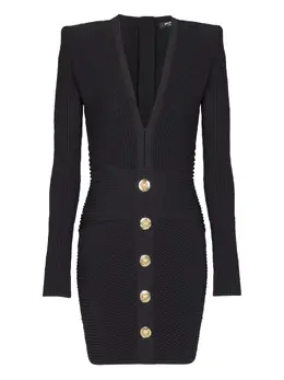 Balmain: Обтягивающее платье 