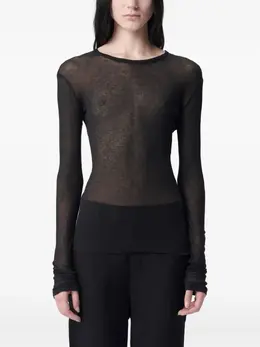 Ann Demeulemeester: Чёрный топ 