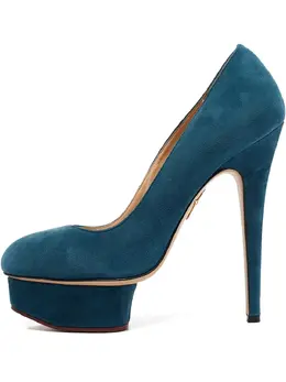 Charlotte Olympia: Голубые туфли 