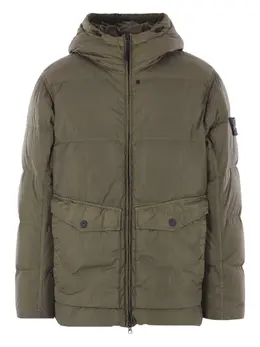 Stone Island: Куртка с капюшоном 