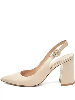 Gianvito Rossi: Бежевые босоножки 