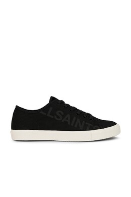 Allsaints: Чёрные кеды 