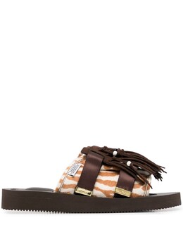 Suicoke: Коричневые сандалии  Hoto