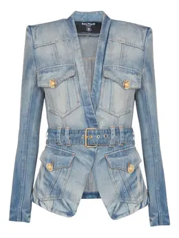 Balmain: Джинсовая куртка 