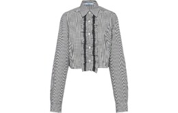 Prada: Серая рубашка 